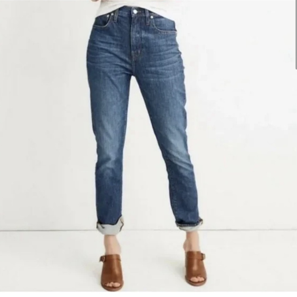 Madewell The High-rise Slim Boy Jean style #J8753